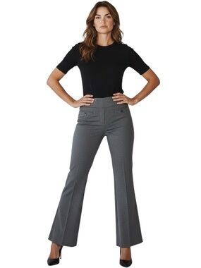 Reitmans The Original Comfort Women’s Pull On Grey Straight Leg Pants Size 12P